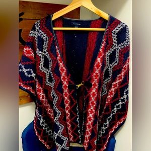 Tommy Hilfiger woven cape, women’s one size fits all
